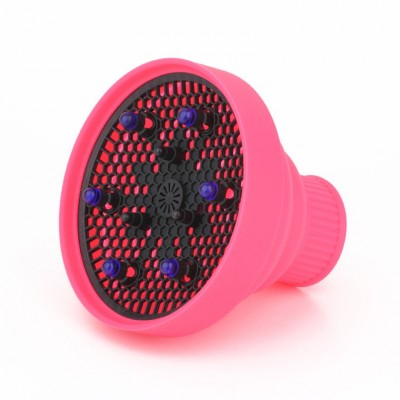 Universal attachment Silicone foldable portable collapsing hand curls Hair blow dryer diffuser for curly and natural hair