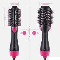 one step hair dryer brush volumizer 110V 220V Dry Wet Hair Straightener Brush factory wholesale price